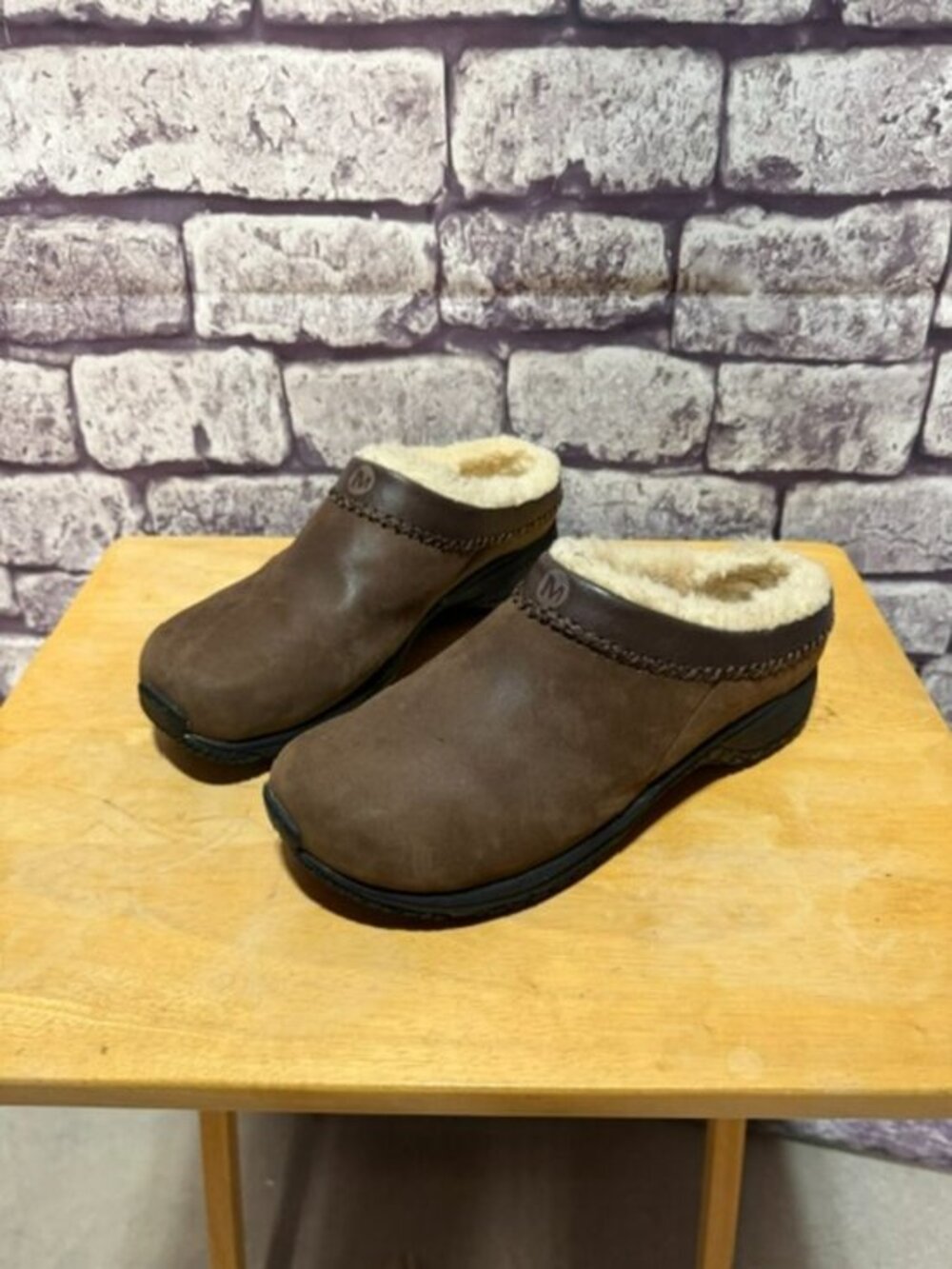 Merrell Brown Suede Upper Slip On Shoes Size 9